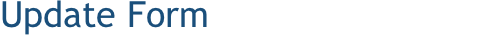 Update Form