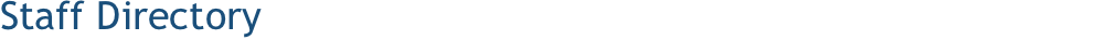 Staff Directory